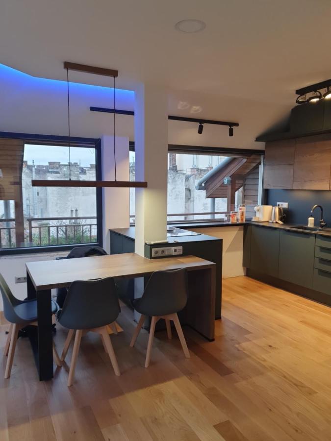 Modern Top Floor Loft With Balcony Budapešť Exteriér fotografie