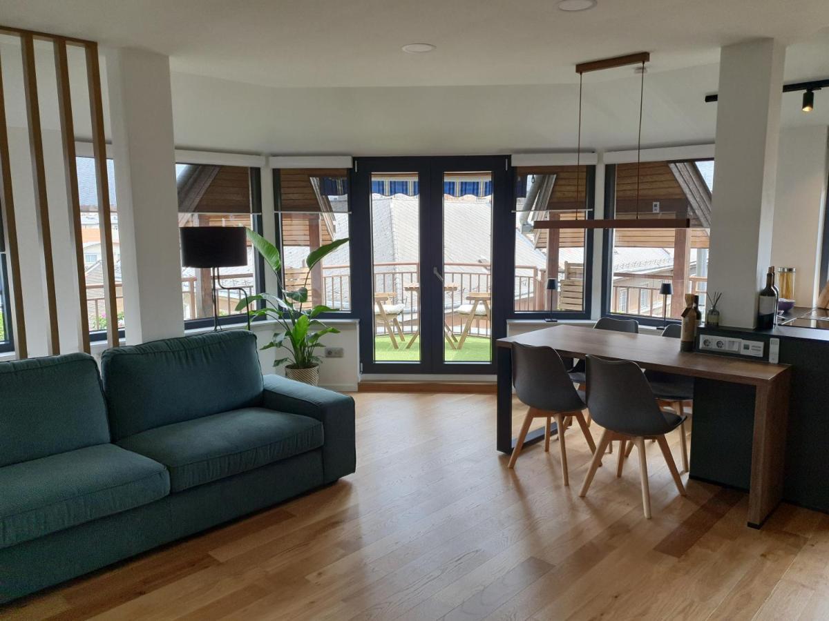 Modern Top Floor Loft With Balcony Budapešť Exteriér fotografie