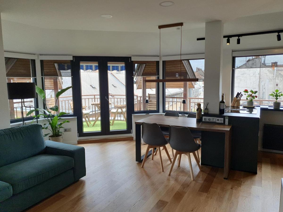 Modern Top Floor Loft With Balcony Budapešť Exteriér fotografie