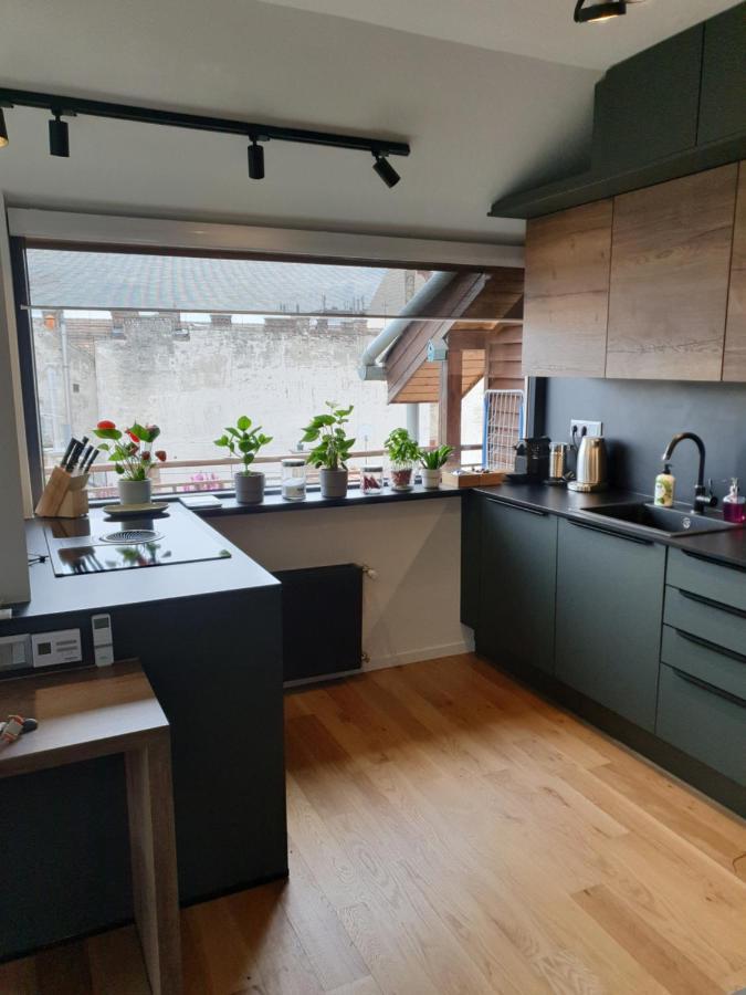 Modern Top Floor Loft With Balcony Budapešť Exteriér fotografie